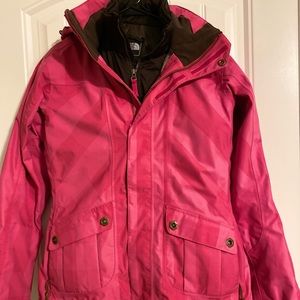 3 in 1 North Face snowboard jacket